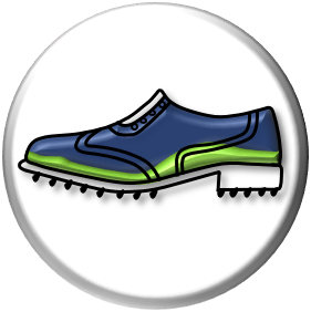 Golf Linksabschlag